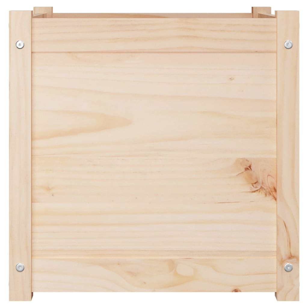 

vidaXL Plantenbak 50x50x50 cm massief grenenhout