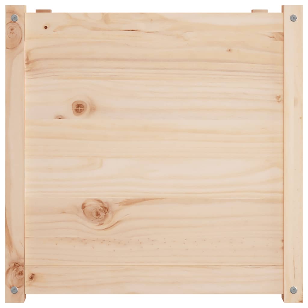 

vidaXL Plantenbak 60x60x60 cm massief grenenhout