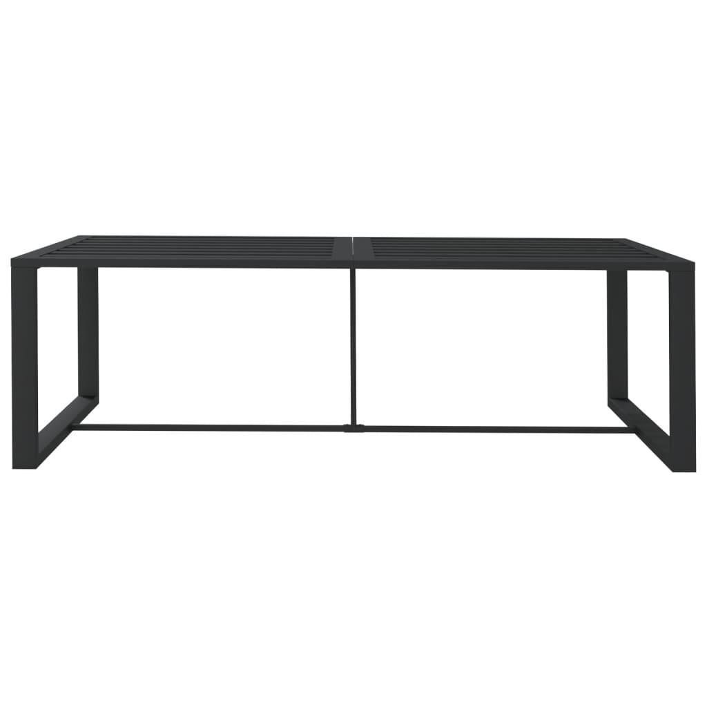 

vidaXL Tuintafel 120x60x66 cm aluminium antracietkleurig