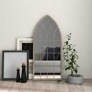 Ogledalo peščeno 100x45 cm železno za notranjo uporabo