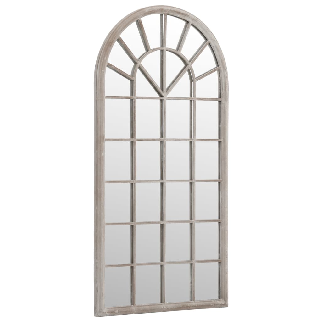 vidaXL Spiegel 90x45 cm ijzer zandkleurig afbeelding