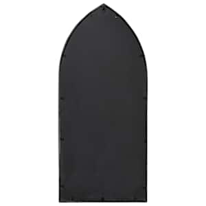 Zrcadlo černé 100 x 45 cm železo do interiéru - obrázek 4