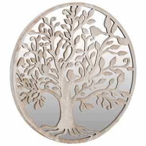 vidaXL Zrcadlo p&iacute;skov&eacute; 60 x 2,5 cm železo kulat&eacute; do interi&eacute;ru