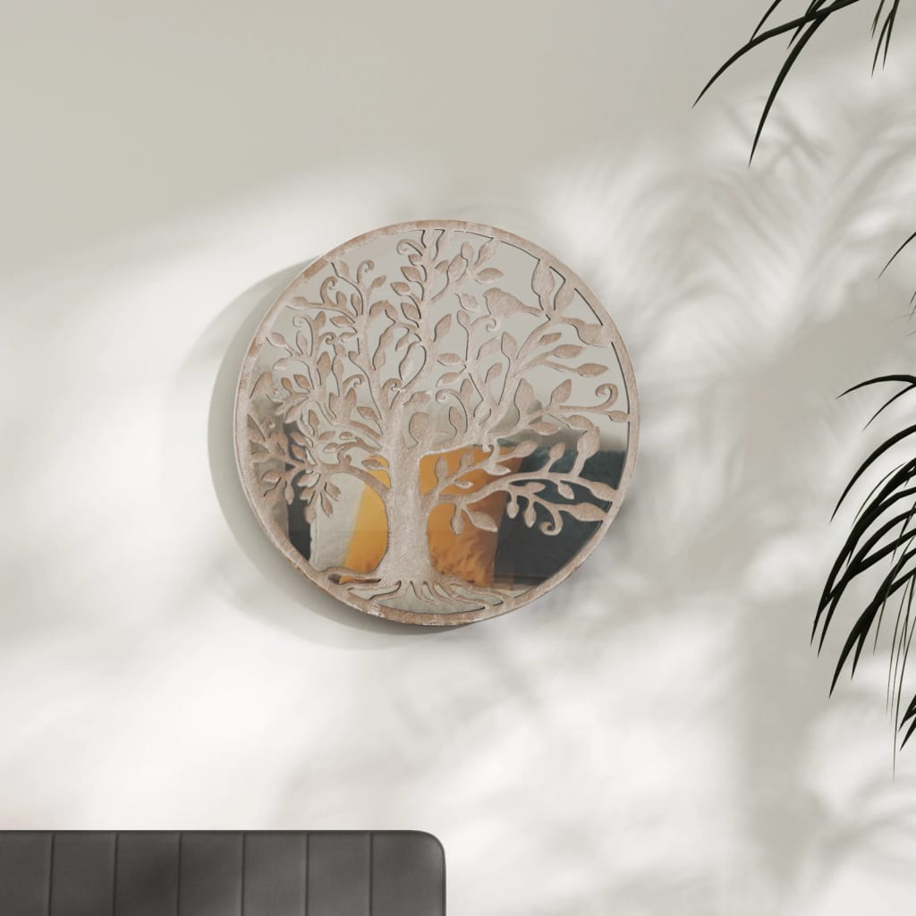 Spiegel Sandfarben 60×2,5 cm Eisen Rund für den Innenbereich kaufen