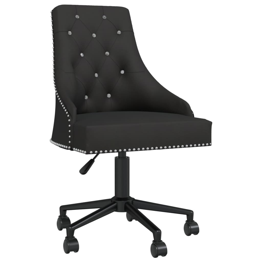 

vidaXL Eetkamerstoelen draaibaar 2 st fluweel zwart
