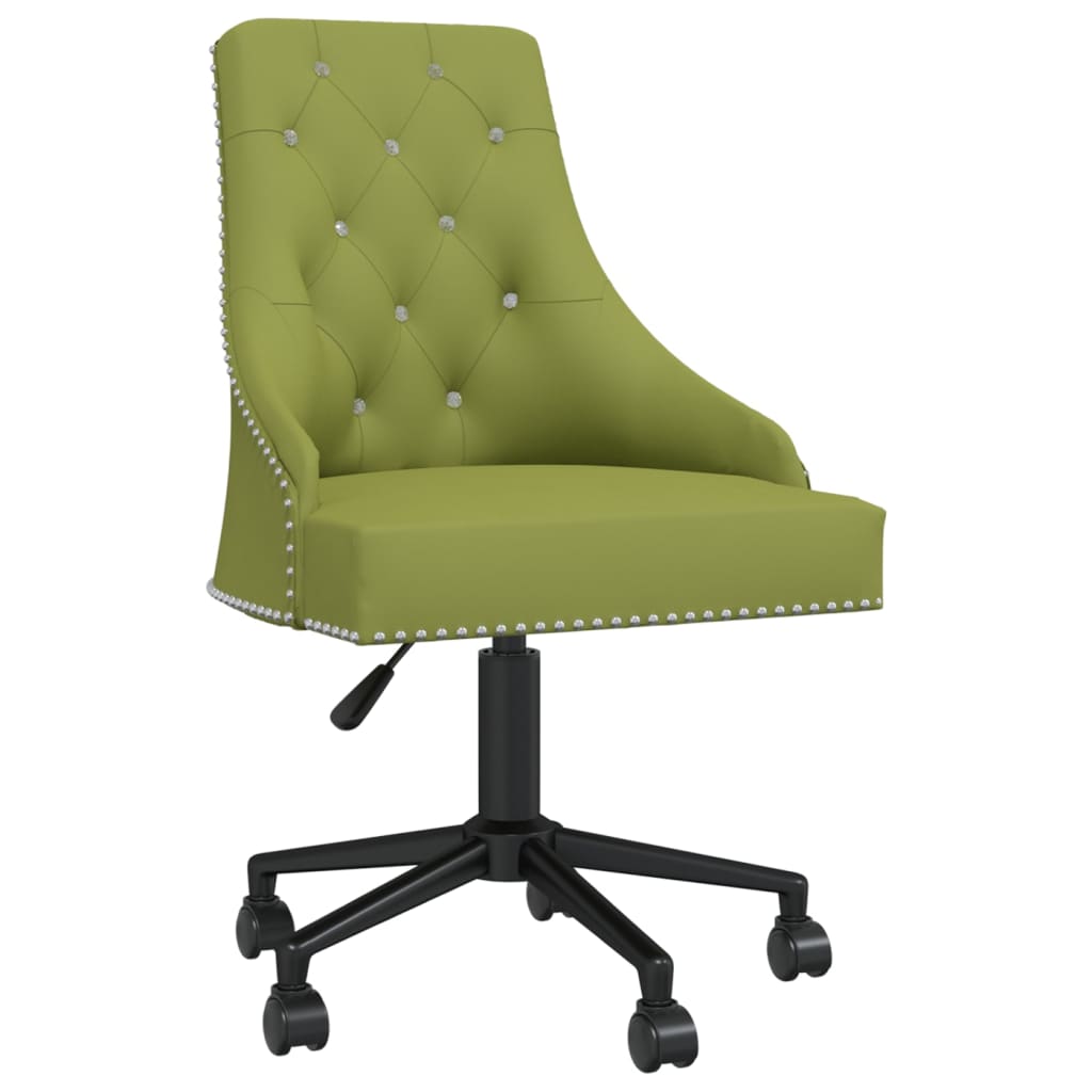 

vidaXL Eetkamerstoelen draaibaar 4 st fluweel lichtgroen