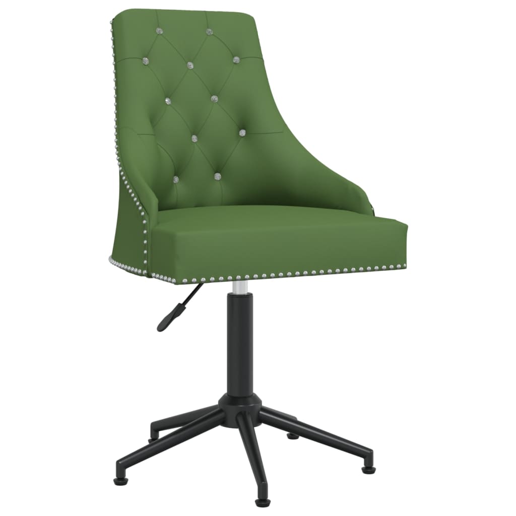 

vidaXL Eetkamerstoelen draaibaar 2 st fluweel donkergroen