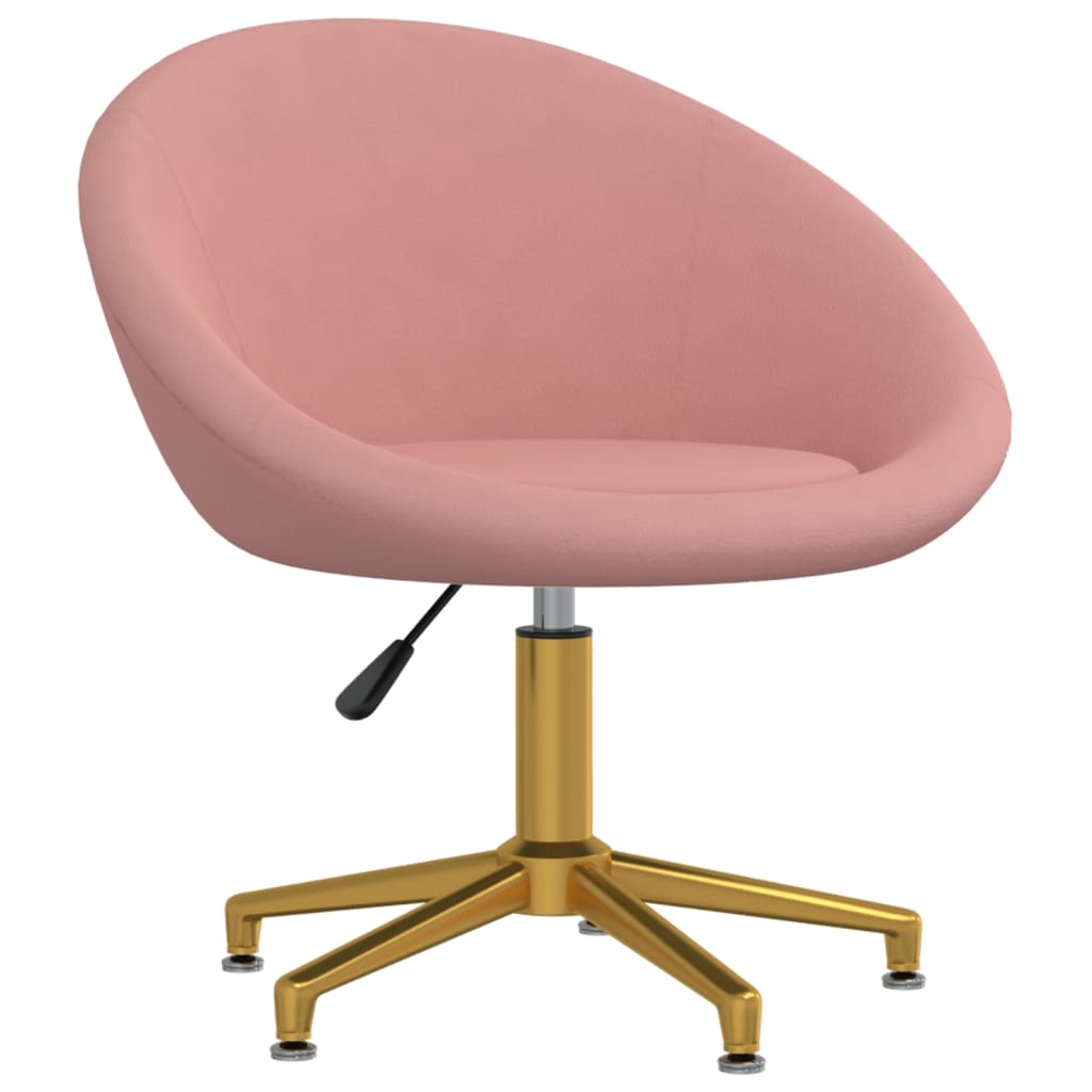 

vidaXL Eetkamerstoelen 4 st fluweel roze