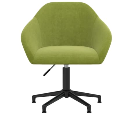 VidaXL Silla De Oficina Giratoria Sillón Asiento Butaca Ejecutiva Muebles Escritorio Estudio Ordenador Confortable Ajustable De Terciopelo Gris Claro