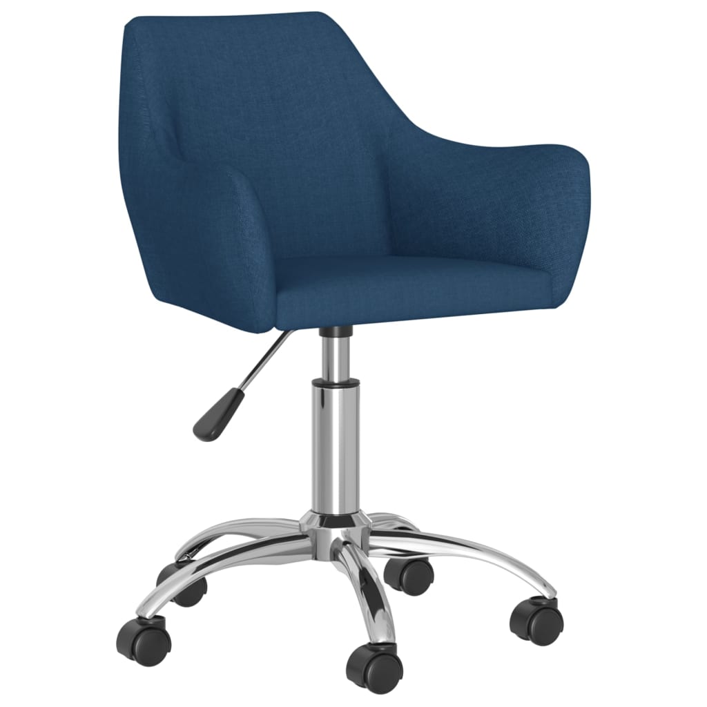 Pasukama biuro kėdė, mėlynos spalvos, audinys (330931)
