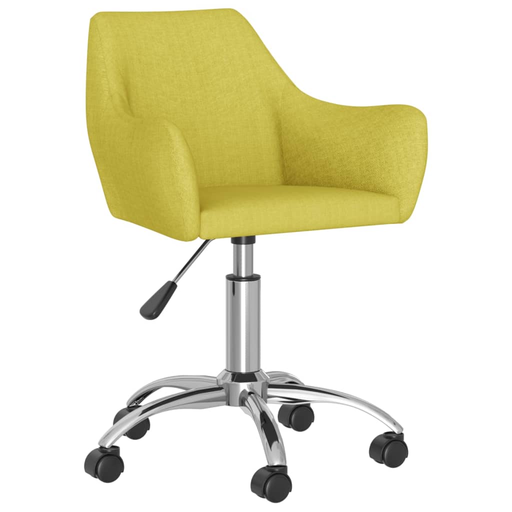 Pasukama biuro kėdė, žalios spalvos, audinys (330932)