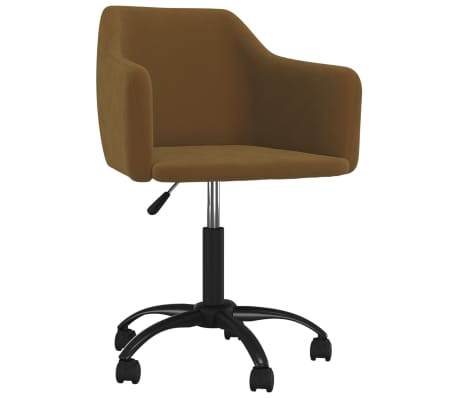 vidaXL Sn&uacute;ningsbor&eth;stofust&oacute;lar 4 stk. Br&uacute;nir Flauel