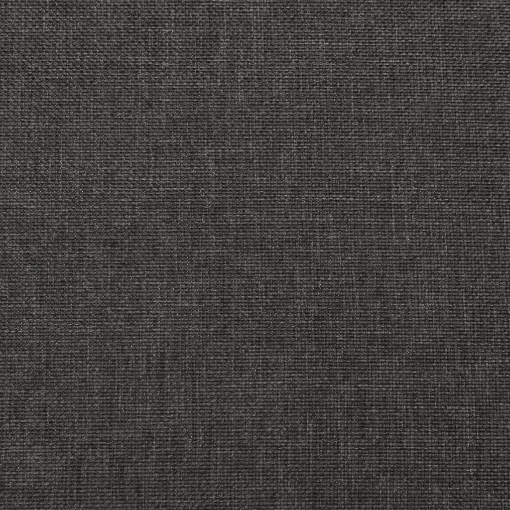 Zvedací masážní křeslo tmavě šedé textil