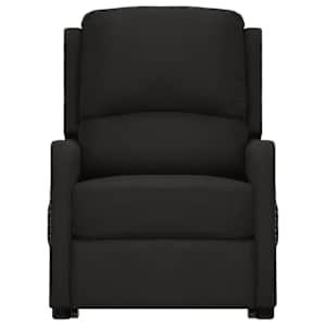 Zvedací křeslo černé textil - obrázek 3