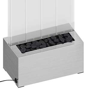 Bublinkový panel s RGB LED nerezová ocel a akryl 110 cm - obrázek 7