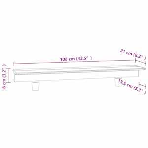 Přelivový vodopád s RGB LED osvětlením akryl 108 cm - obrázek 12