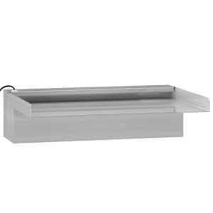 Přelivový vodopád s RGB LED osvětlením nerezová ocel 30 cm - obrázek 6
