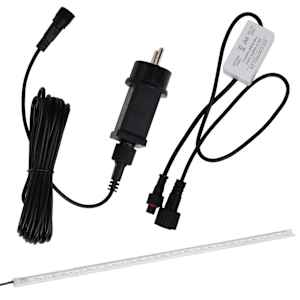 Přelivový vodopád s RGB LED osvětlením nerezová ocel 30 cm - obrázek 11