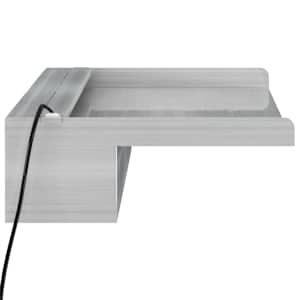 Přelivový vodopád s RGB LED osvětlením nerezová ocel 60 cm - obrázek 9