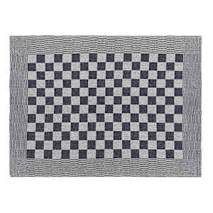 vidaXL Kitchen Towels 10 pcs Black and White 50x70 cm Cotton