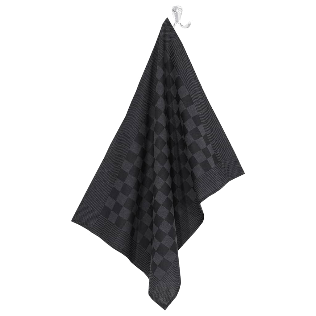  20-dielna súprava uterákov čierno-sivá bavlna