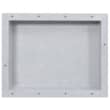 Douchenis met 2 vakken 41x69x9 cm hoogglans wit Douchenis met 2 vakken 41x69x9 cm hoogglans wit