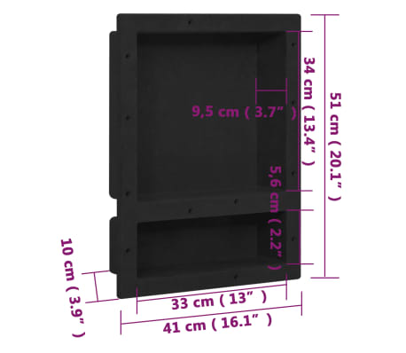 Douchenis 41x51x10 cm matwit kopen Douchenis 41x51x10 cm matwit kopen