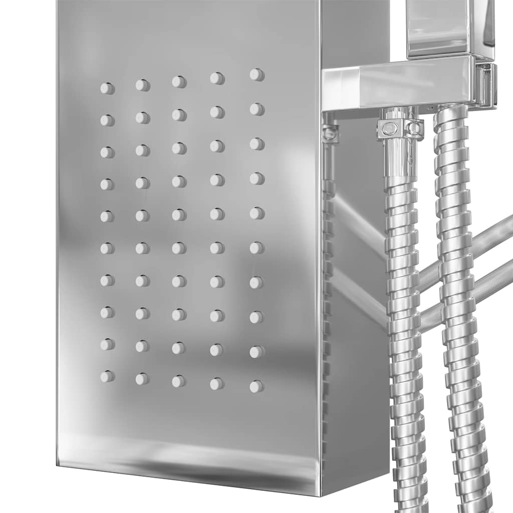 Shower Panel System Stainless Steel Square VidaXL 18 width=274