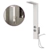 vidaXLi du&scaron;ipaneeli s&uuml;steem, alumiinium, valge