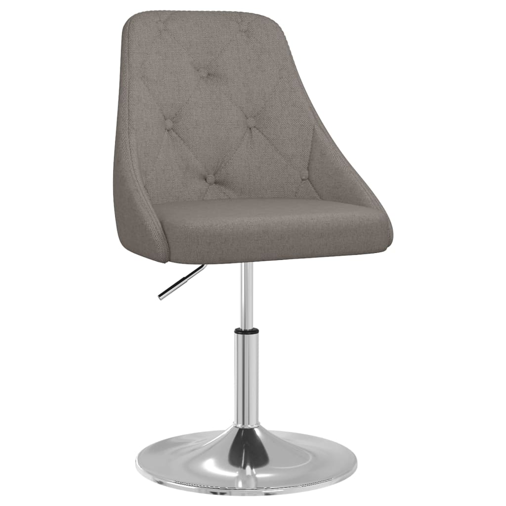 2 db sötétszürke szövet forgó étkezőszék