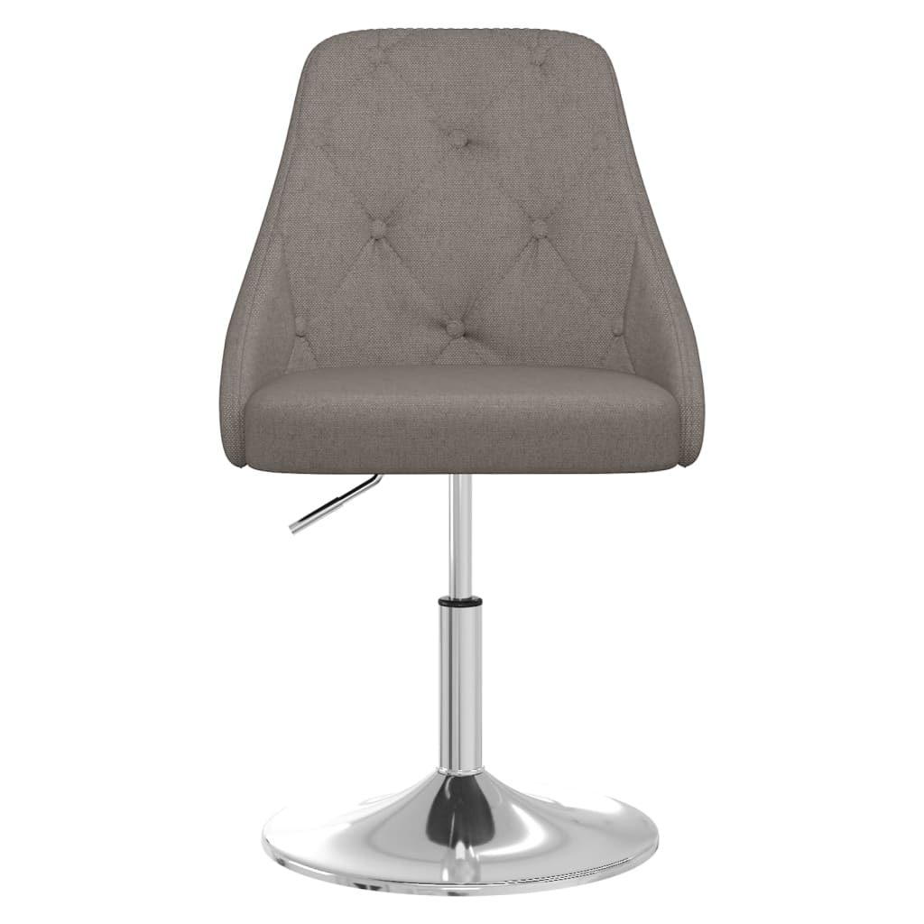 2 db sötétszürke szövet forgó étkezőszék