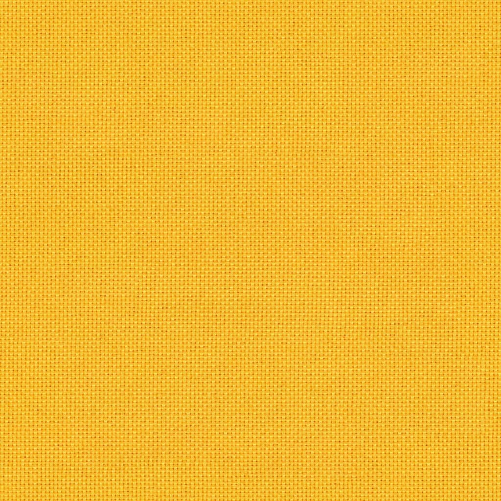 Scaun de bucătărie pivotant, galben muștar, material textil
