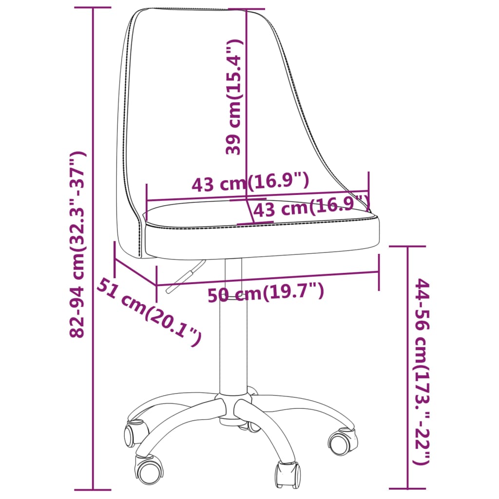 fekete szövetborítású forgó étkezőszék