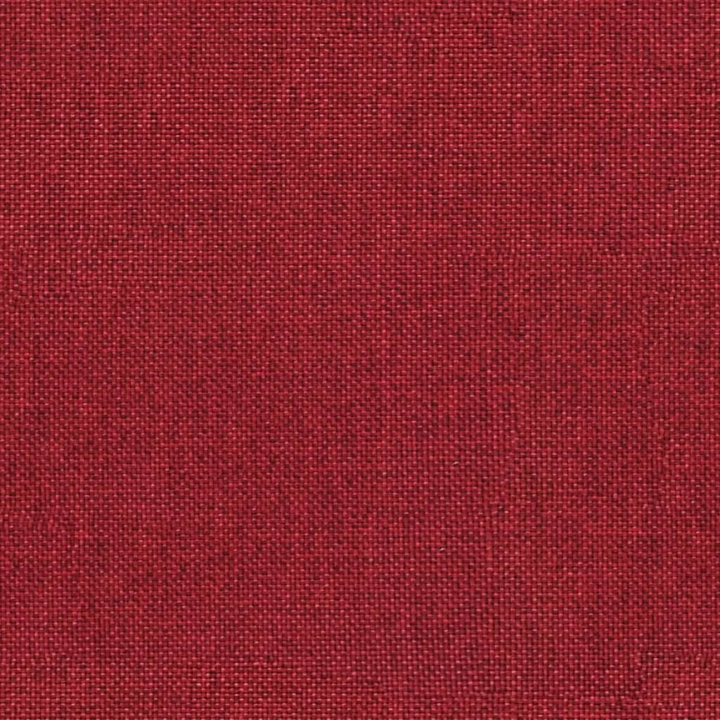 Scaun de bucătărie pivotant, roșu vin, material textil