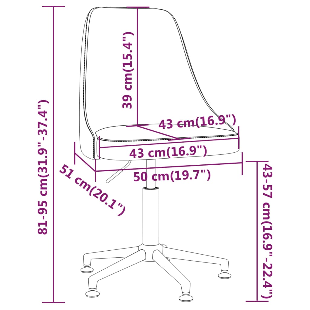 Scaun de bucătărie pivotant, roșu vin, material textil