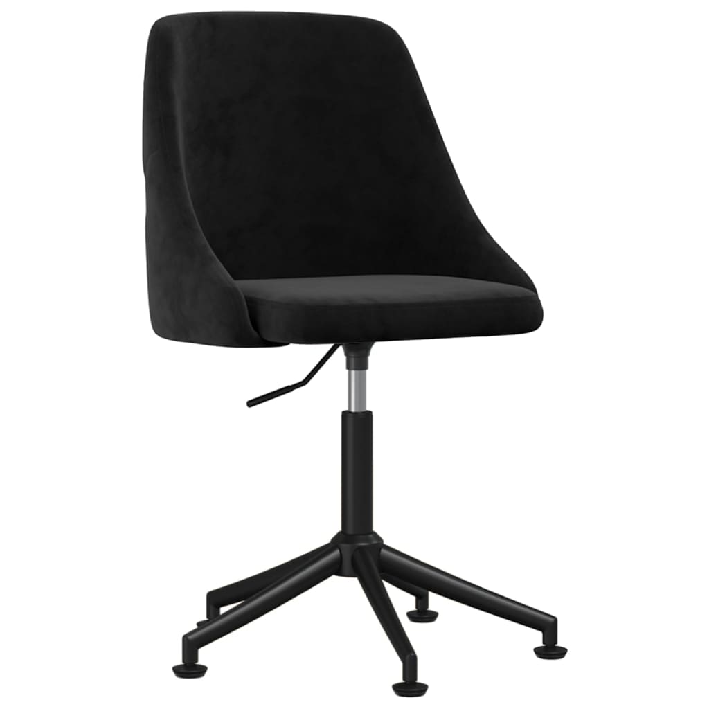 

vidaXL Eetkamerstoelen 2 st fluweel zwart