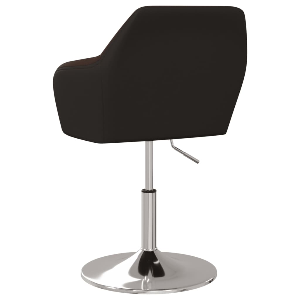 Valgomojo kėdė, rudos spalvos, dirbtinė oda (339499) | Stepinfit