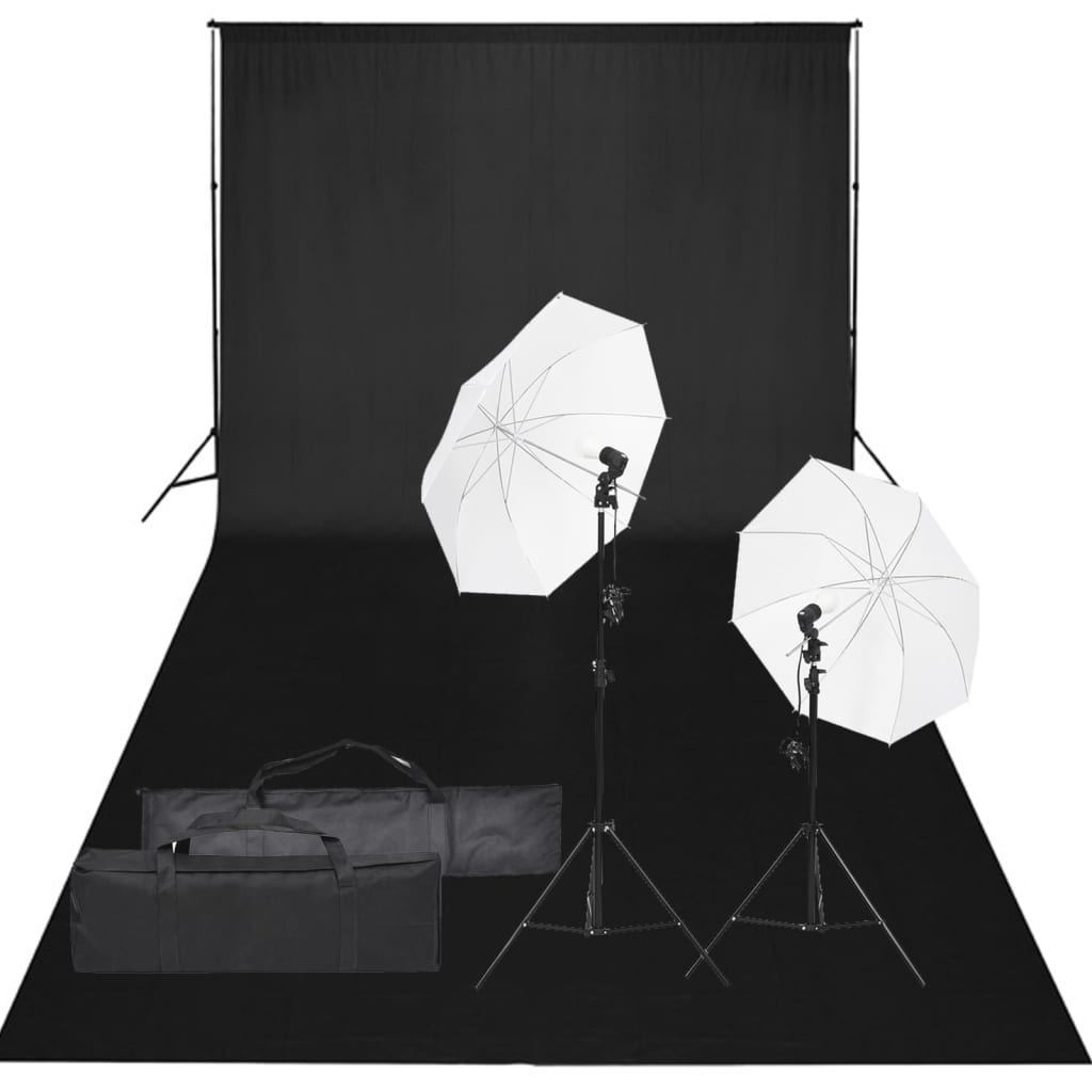 Fotostudio-Set mit Beleuchtung und Hintergrund | Stepinfit