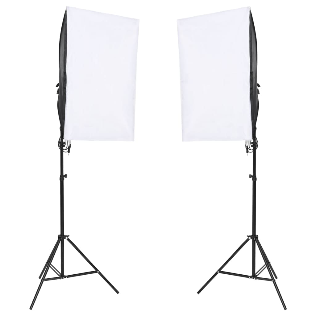 

vidaXL Fotostudioset met verlichtingsset, achtergrond en reflector