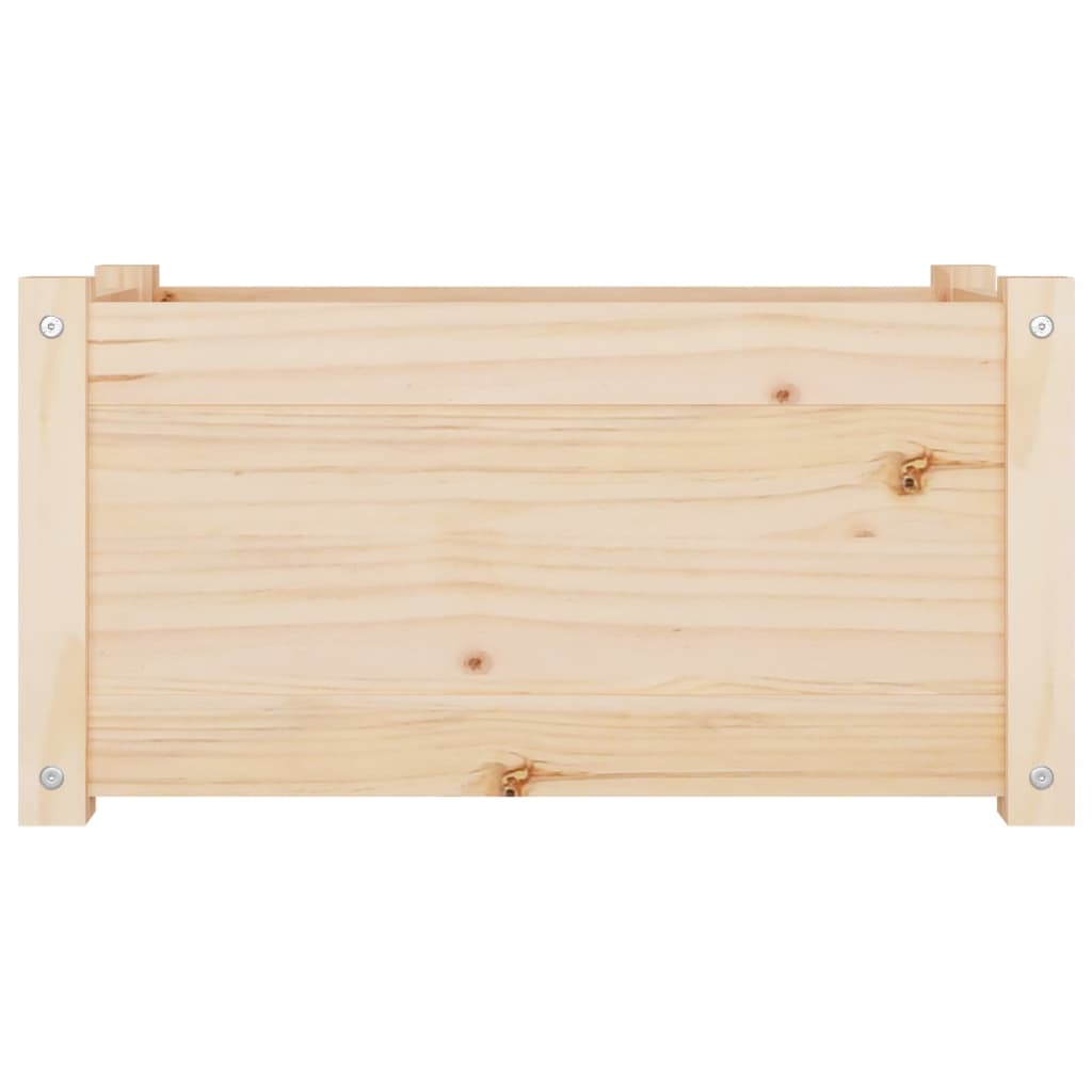 

vidaXL Plantenbak 60x31x31 cm massief grenenhout