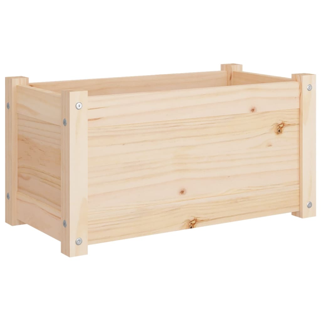 

vidaXL Plantenbakken 2 st 60x31x31 cm massief grenenhout