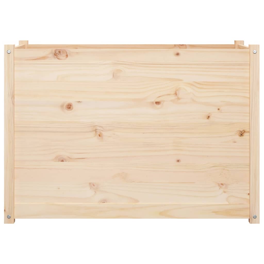 

vidaXL Plantenbak 100x50x70 cm massief grenenhout