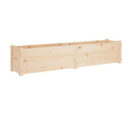 vidaXL Garden Raised Beds 2 pcs 150x31x31 cm Solid Pinewood