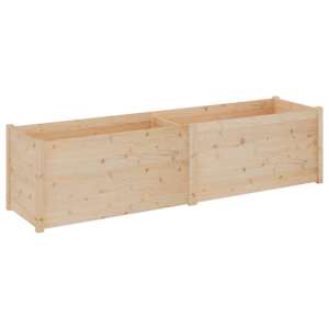 Zahradní truhlík 200 x 50 x 50 cm masivní borové dřevo - obrázek 2