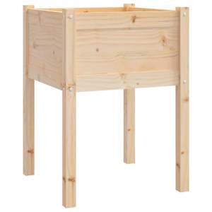Zahradní truhlíky 2 ks 50 x 50 x 70 cm masivní borovice - obrázek 4