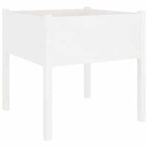 vidaXL aia taimekast, valge, 70 x 70 x 70 cm, m&auml;nnipuit