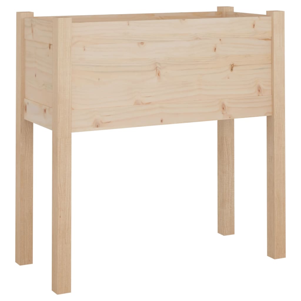 

vidaXL Plantenbakken 2 st 70x31x70 cm massief grenenhout