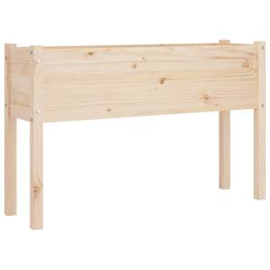 Zahradní truhlík 110 x 31 x 70 cm masivní borové dřevo - obrázek 2