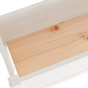 Zahradní truhlíky 2 ks bílé 110 x 31 x 70 cm masivní borovice - obrázek 7