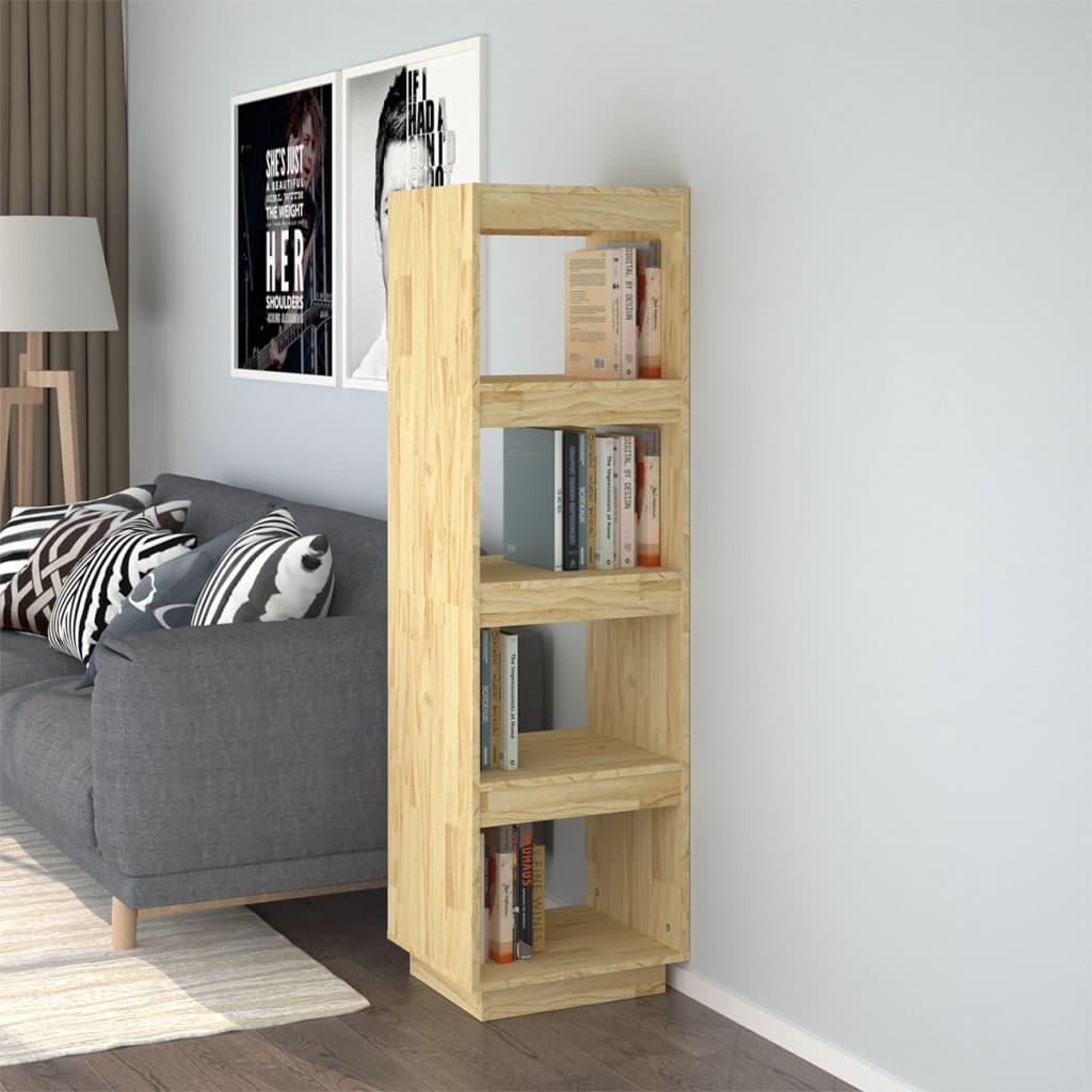 vidaXL Rega� na ksi��ki/przegroda, 40x35x135 cm, lite drewno sosnowe